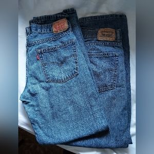 2 pairs Boy's Levi's 550 Relaxed Size 18 Jeans